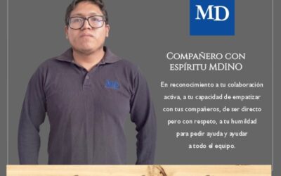 Reconocimiento al compromiso, la seguridad y el espíritu MDINO